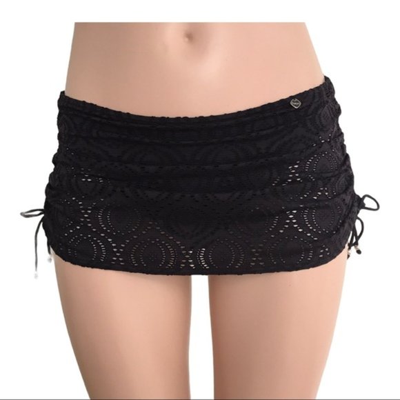 Freya Other - Freya Cha Cha Skirted Bikini Brief Swim Bottom Black Sz S